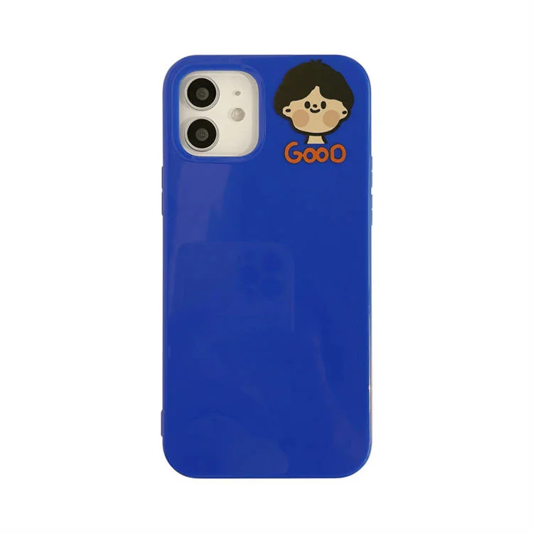 Anti-drop Personalized couple avatar mobile phone case for iPhone 12 pro max 13pro