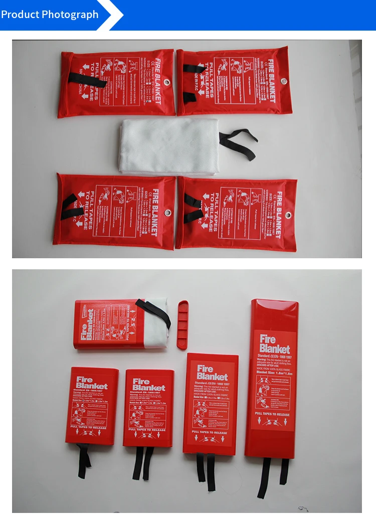 High Temperature Fiberglass Fire Resistant Insulation Fireproof Fire Blanket