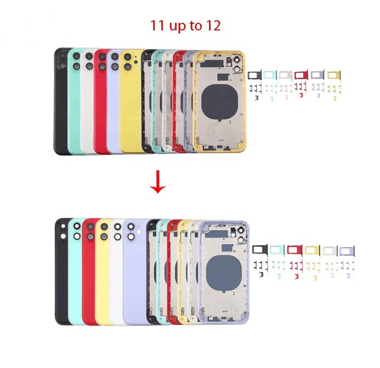 Задний корпус для корпусов iphone задний стеклянный x до 12 pro xr на 11