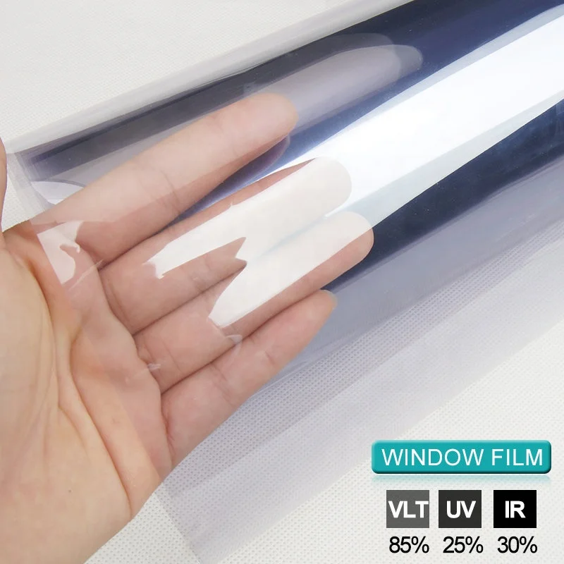 Carbins 85% Transparent Car Window Tint Film Solar UV Protection Smoke Grey