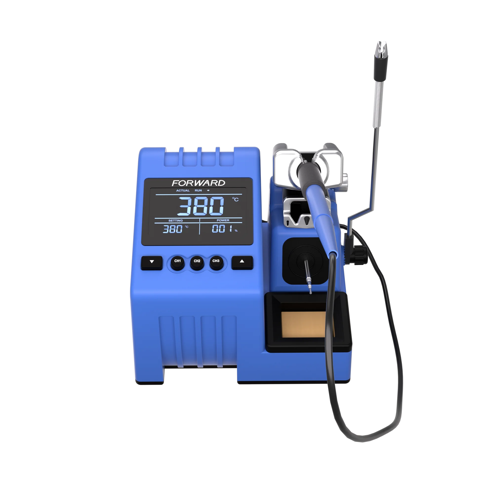 FORWARD SMD Digital Welding Soldering Station Phone Motherboard Repair Tool With Tips