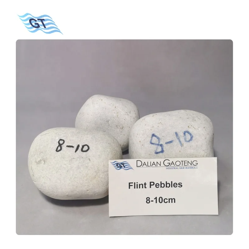 High silicon content ceramic grinding media silica pebbles for ball mill