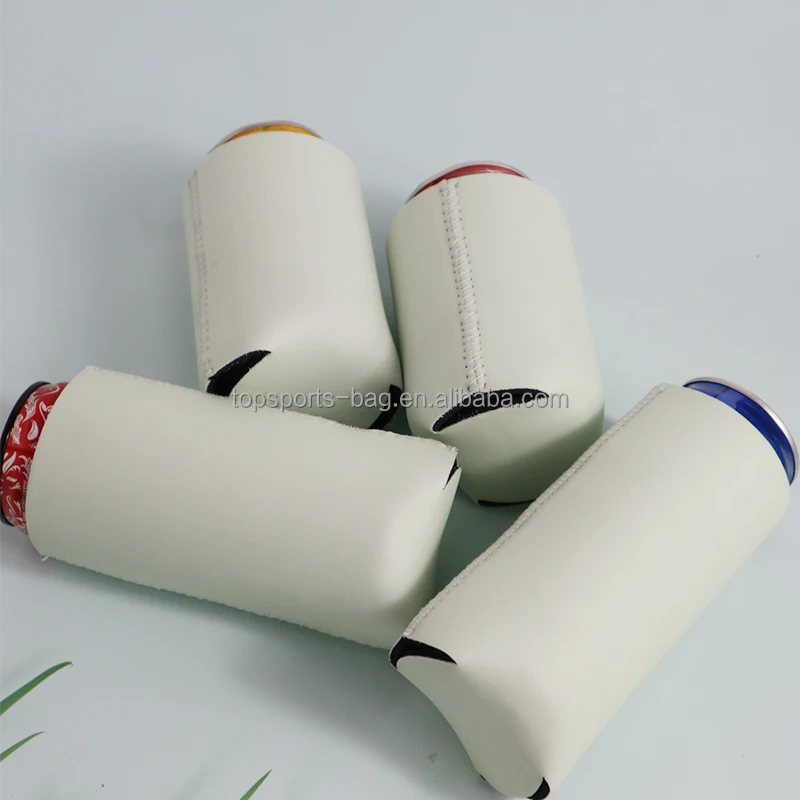 Plain Neoprene Fuax Leather Luminous Slim Can Sleeve Glow in the Dark Soda Slim Can Insulator Holder