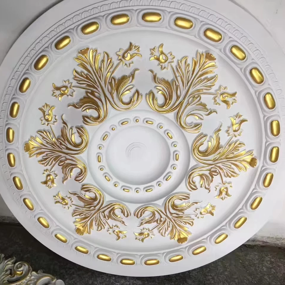 New Styles indoor Fiberglass material high quality products gypsum plaster ceiling Decorative Plaster of  Moulding