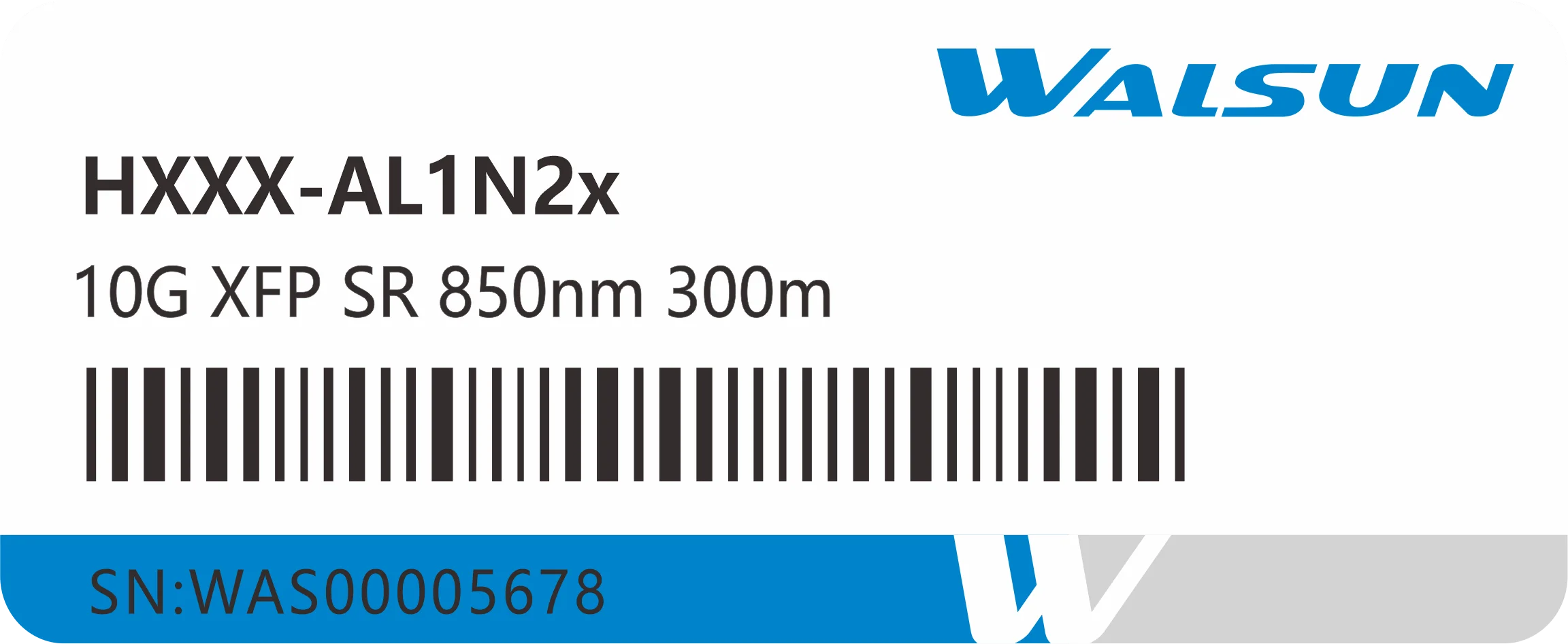 HXXX-AL1N2C_XFP SR 850nm 300m 10G Dual LC DDM MMF For commercial optical module