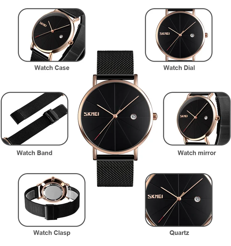 wholesalers SKMEI 9183 fashion watches business japan movement water resistant quartz watch