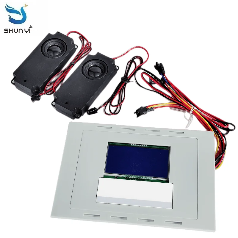 Blue Tooth 12V 5A 60W  4 Key Three Color Defogger Time Temperature Display Mirror Way Touch Switch