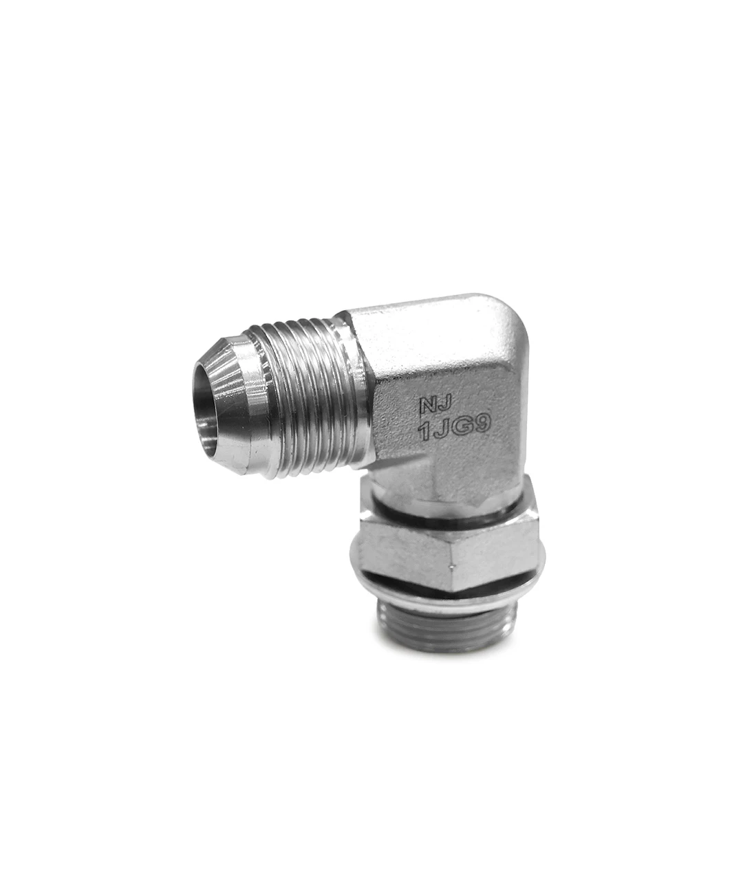 90 degree elbow jic male to bsp male o-ring hydraulic adapters connectors pipe hose fittings 1JG9