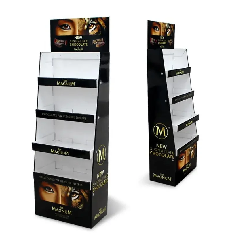 Supermarket promotion cardboard pallet display for spices ,6 Layers Display stand of food spices