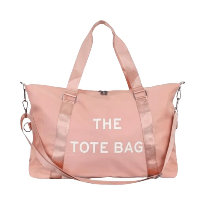 Large Capacity Waterproof Fabric Weekend Tote Gym Bag Multipurpose Weekender Bag Travel Duffel Bag