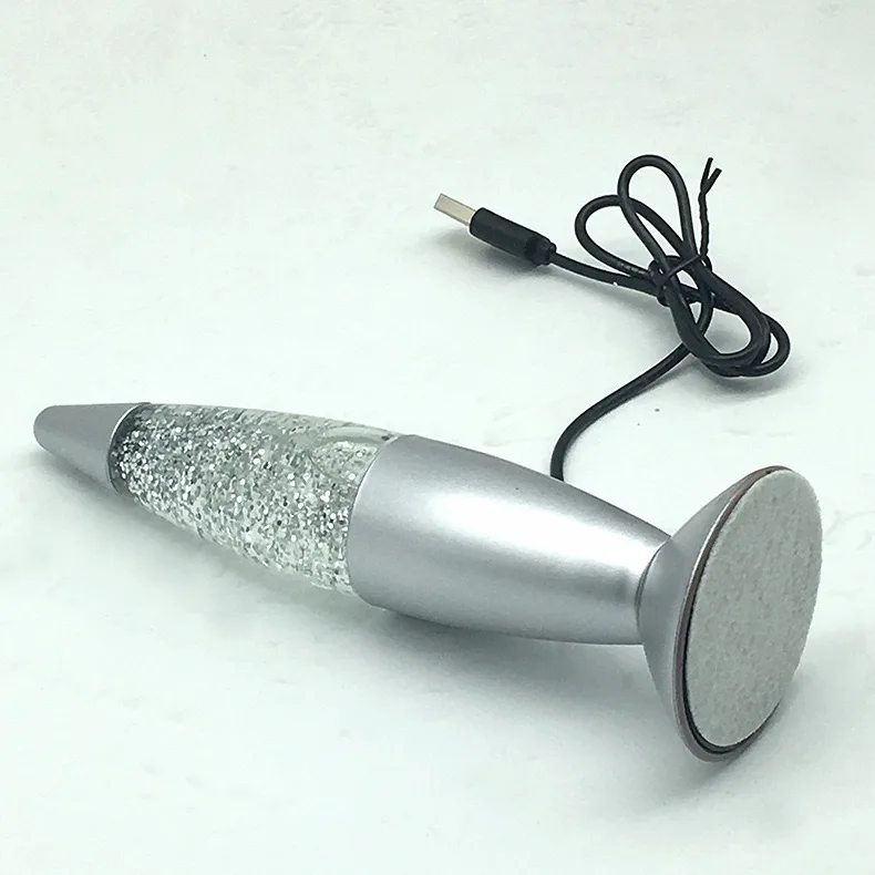 Лава лампа с воском динамический визуальный сенсорный ночник настольная USB Rocket light