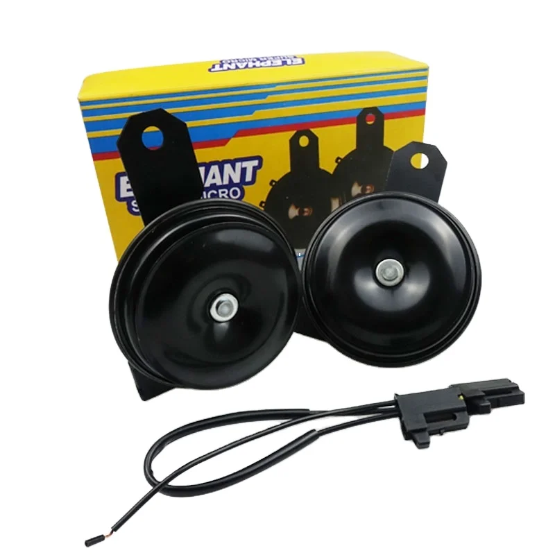 Универсальный дисковый гудок 12 в 120 дБ, Автомобильный Электрический гудок для грузовика, динамик для Bmw Honda Toyota