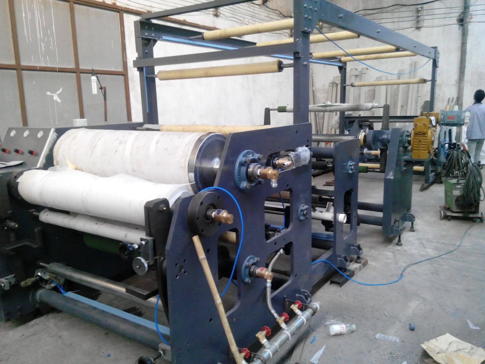 Ruian Jiayuan Hot Melt Adhesive Spray Coating Laminating Machine For Foam PE Film Fabric Foam Coating Machine
