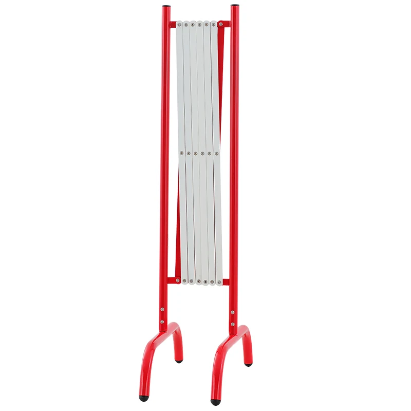 250CM Road Safety Crowd Control Metal Steel Retractable Barricade Gate Folding Security Barrier Fence Outdoor