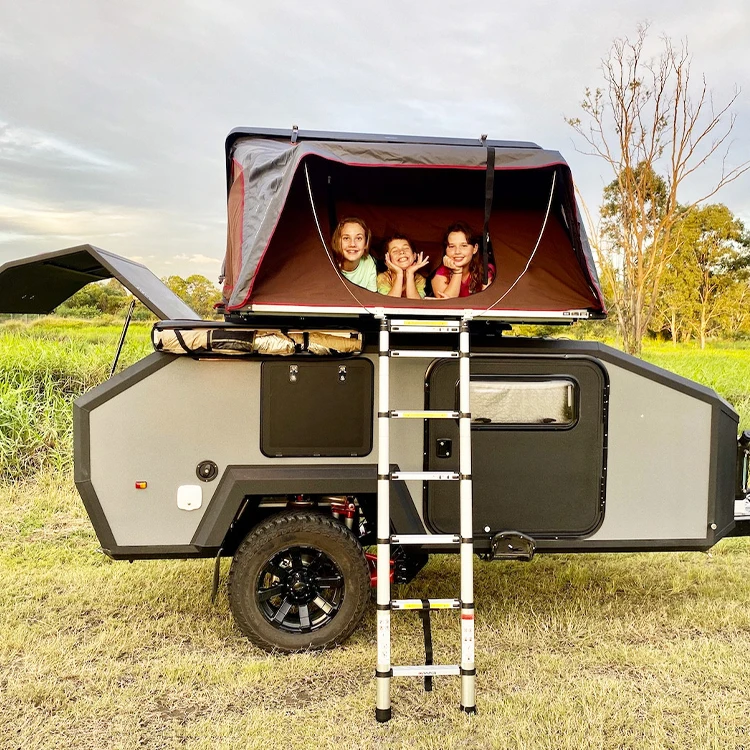 imported 4x4 large tires rv modern off road forward folding camper trailers