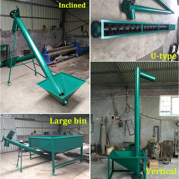 NEWEEK Good price parallel U type bentonite cement grain conveyor  feeder machine screw powder loader