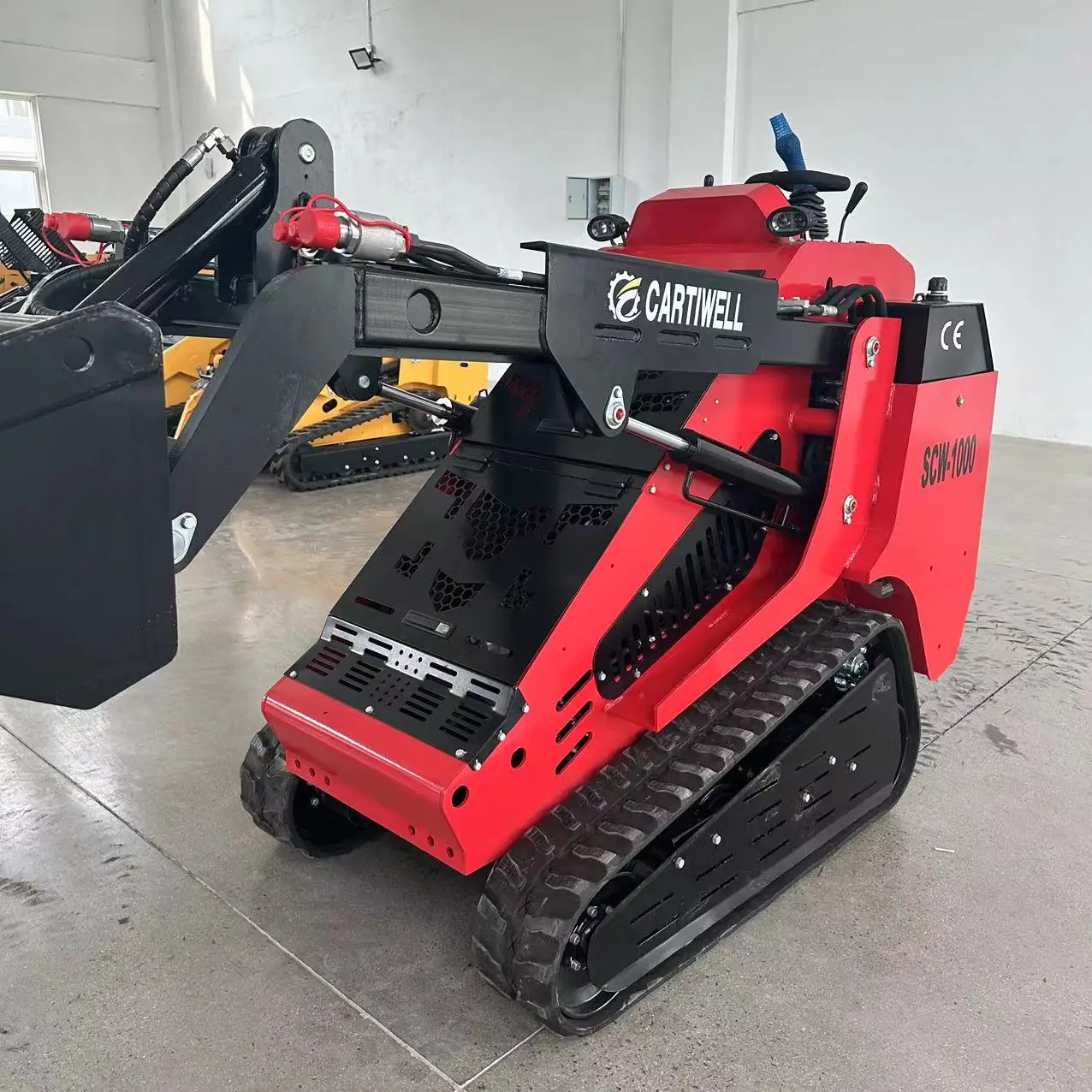CARTIWELL CE/EPA Front end Farm Small Agricultural Garden Compact Small Skid Loader 2024 for Use in Our Warehouse