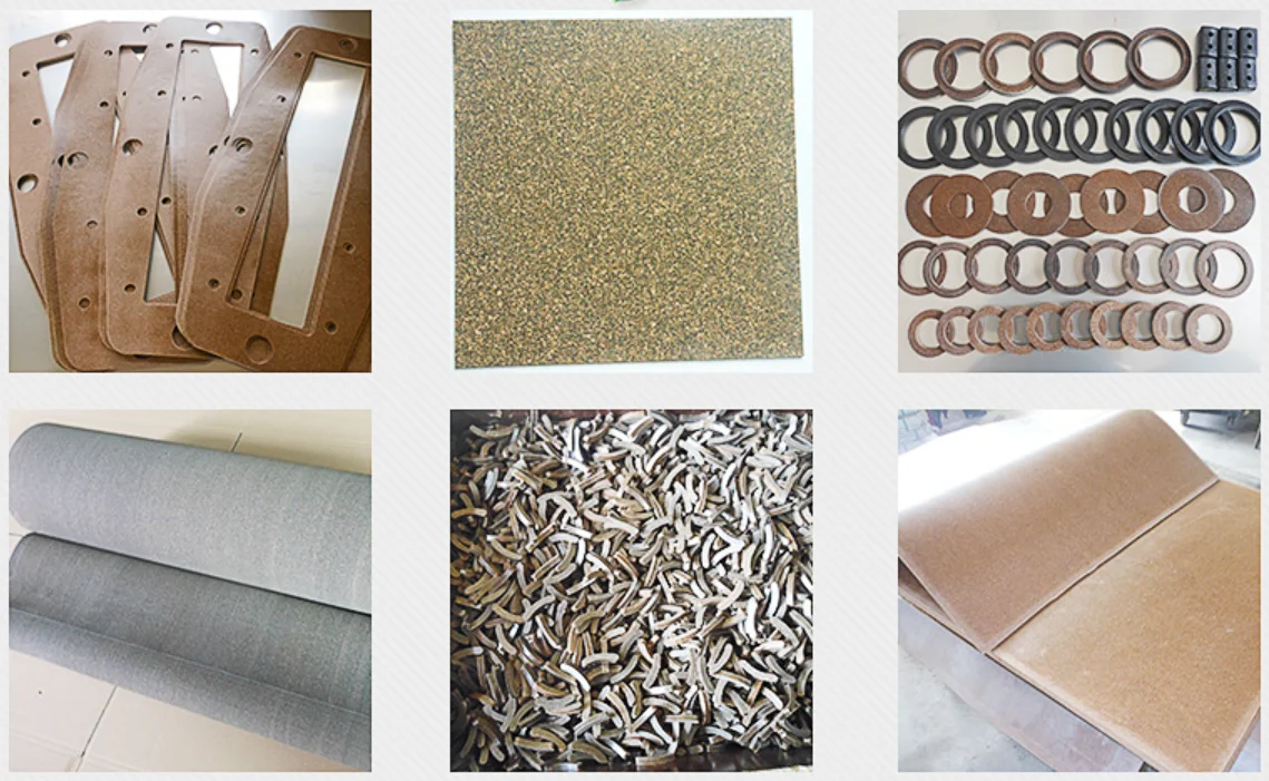 Natural Cork rubber sheet with good sealing performance
