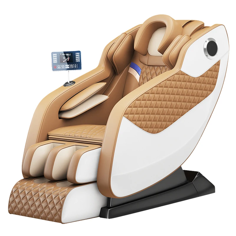 Factory Wholesale 3D 4D 8D New Music Vibrating Heating Zero Gravity Massage Chair With LCD Touch Screen