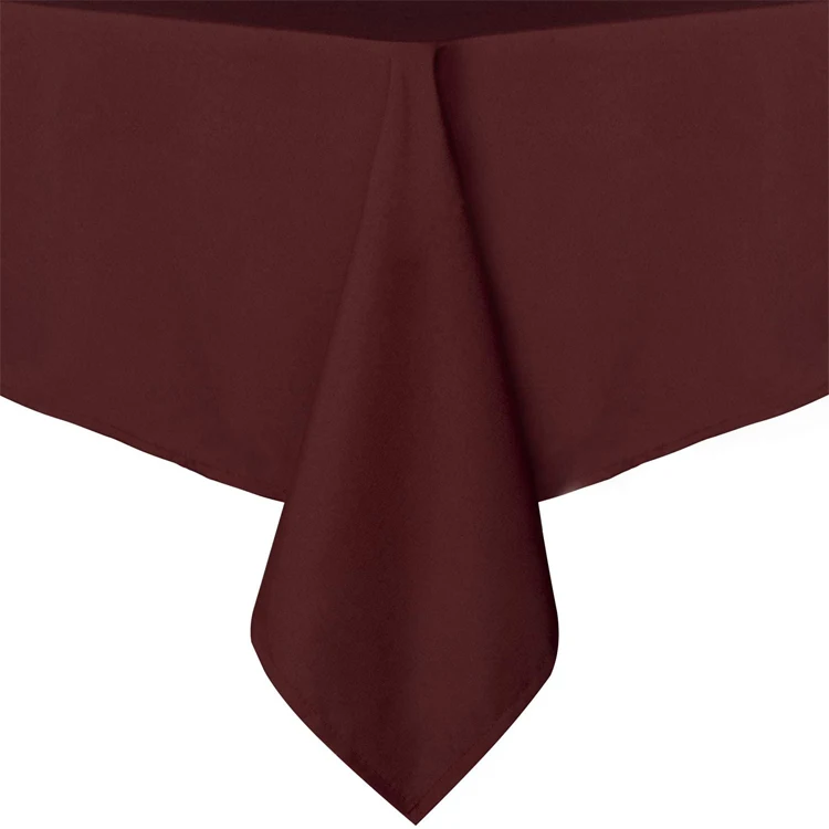
Washable polyester fabric solid burgundy color style waterproof indoor household eco-friendly 60