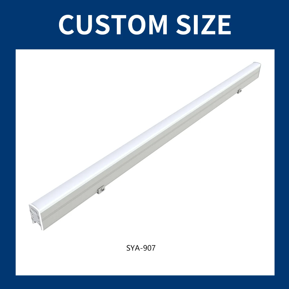 SYA-907 High Quality Modern Linear Long Strip Outdoor IP65 Aluminum Surface Dmx512 RGBW LED Linear light