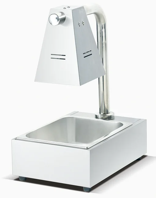 Stainless Steel Electric Fast Food Restaurant Equipment Counter Top Chips Worker And Potato Warmer Showcase