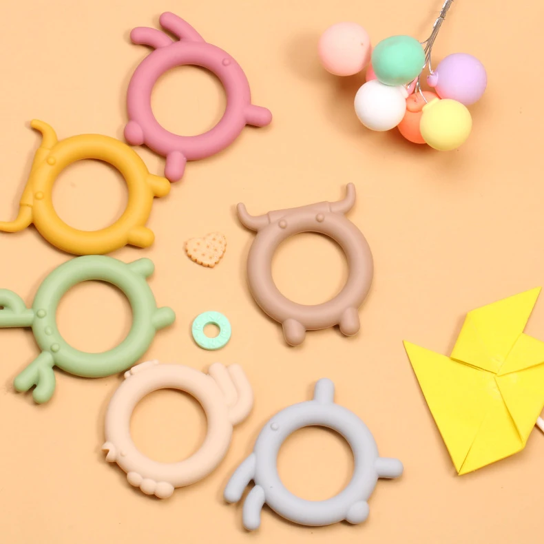 Wholesale High Quality Chew Teething Toy Baby Silicone Teether