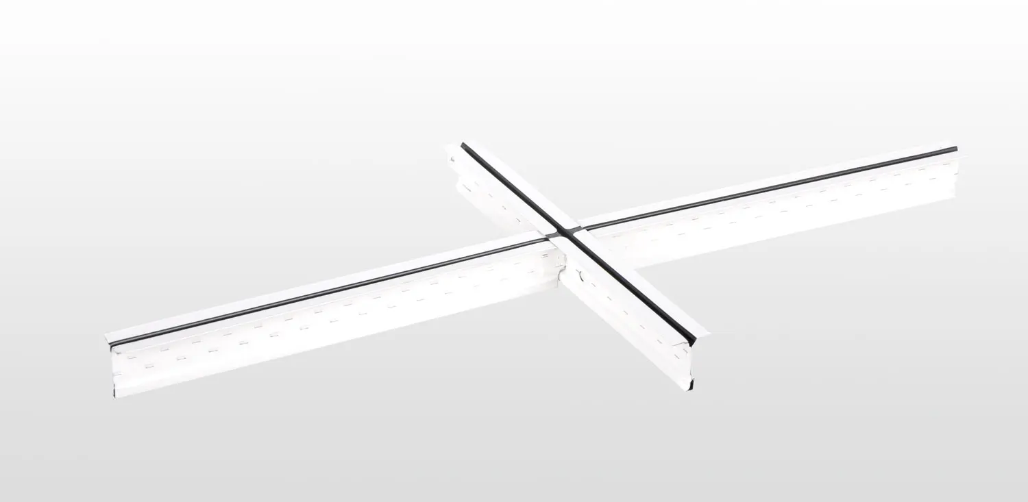 Galvanized suspended t bar suspended ceiling grid