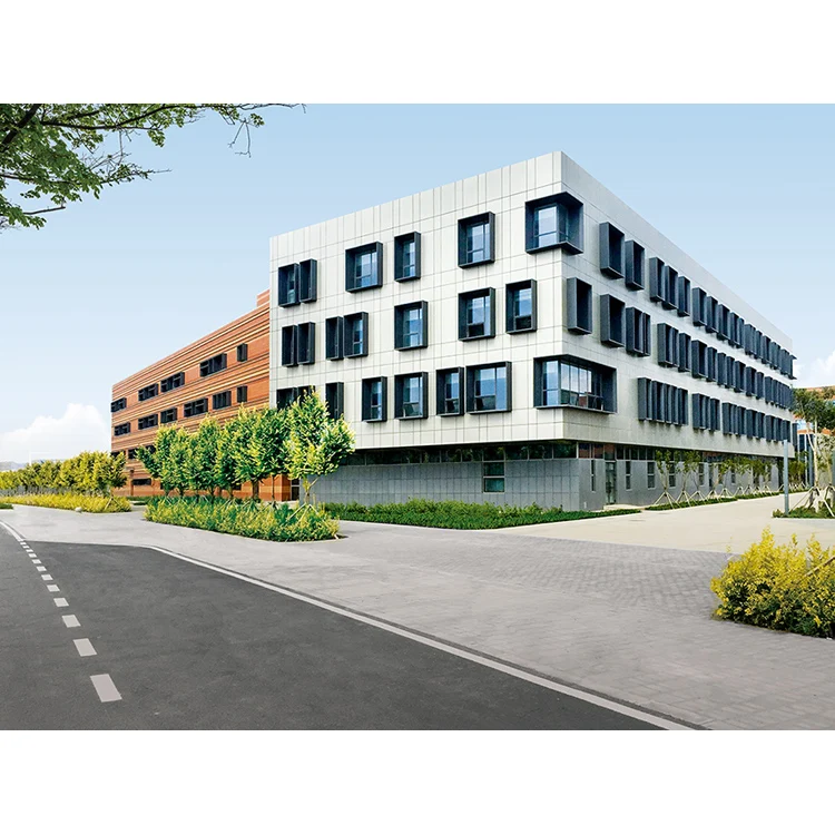 High  Quality Solid  Color Aluminum Curtain Wall Exterior Metal Facade Walls