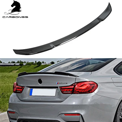 Auto CS Type Carbon Fiber Rear Trunk Spoiler For BMW 5 Series G30 2017+