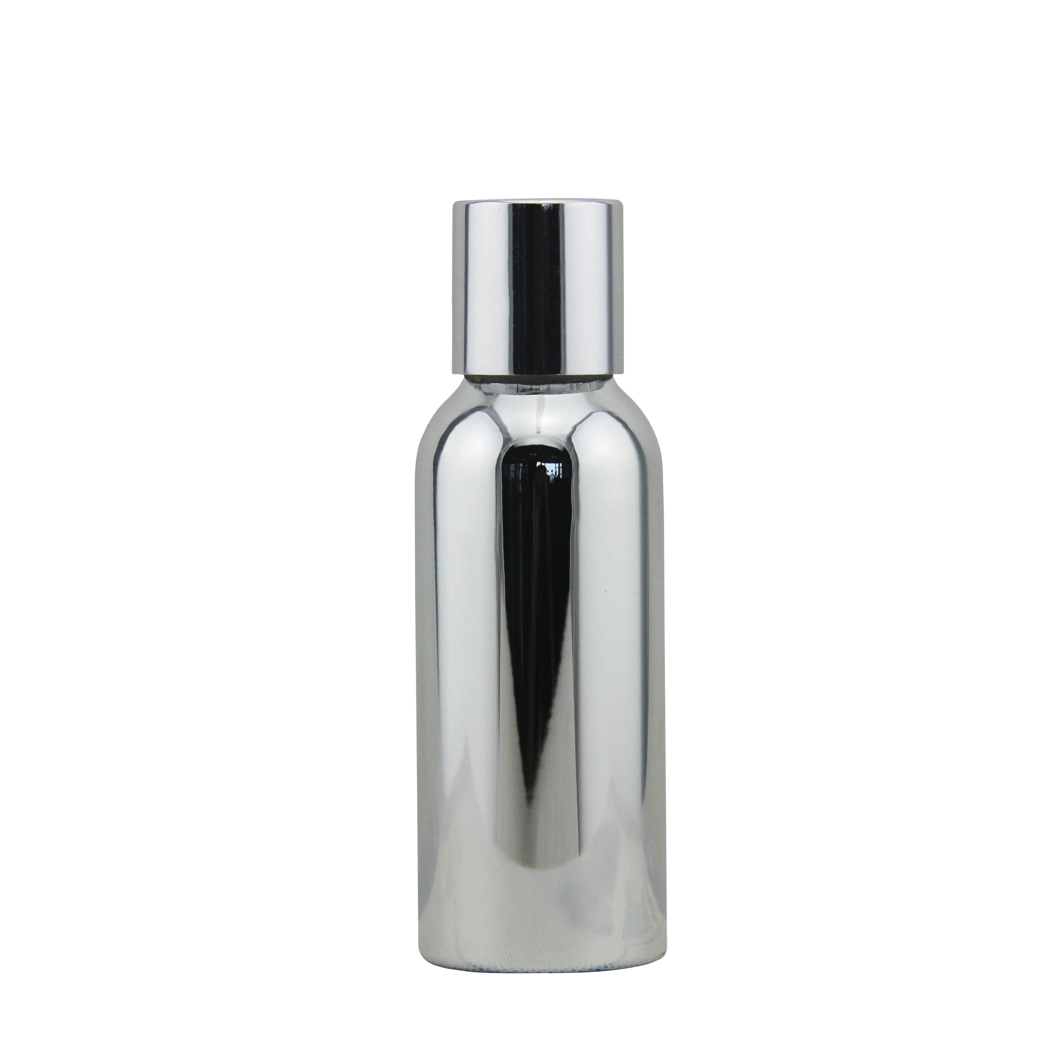 Factory Sell uv coating Aluminum spray bottle 50ml and aluminum bottle with screw top