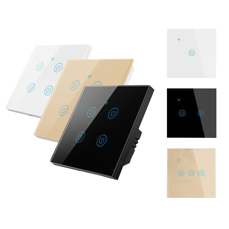 American standard WIFI Switch Smart Home Tuya App Remote Control Smart Timer Switch  wall Switch Work with Google Home Alexa