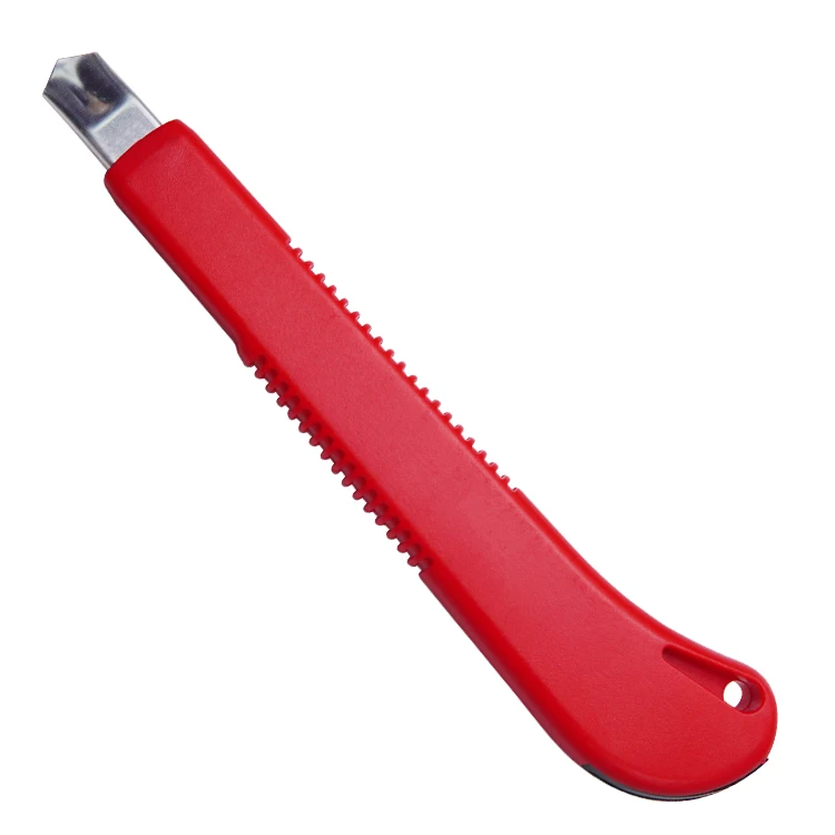 Factory Supply High Quality with metal guide line 9mm slim Carbon Retractable snap off blade Utility Knife