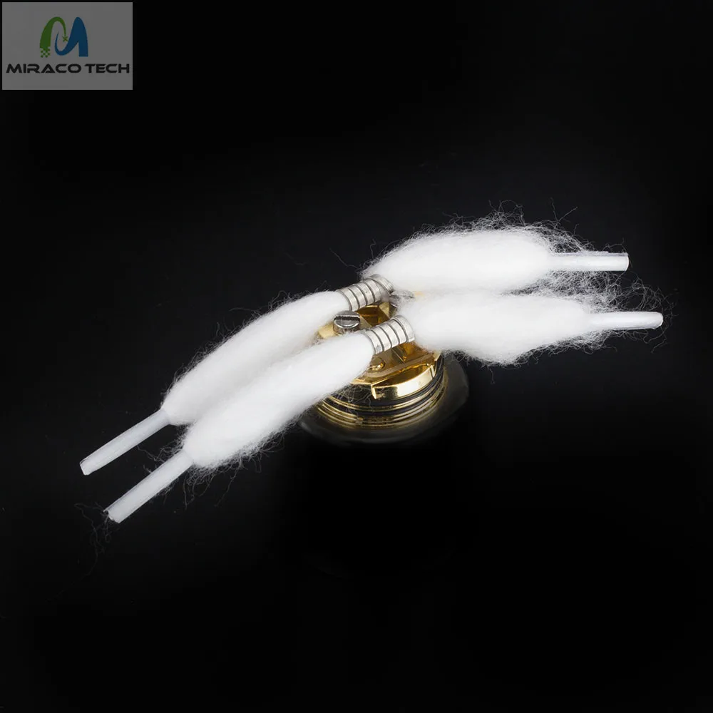 
Coil Father Bravo vape Cotton Thread shoelace style dual thread Organic vape cotton for RDA RTA atomizer 