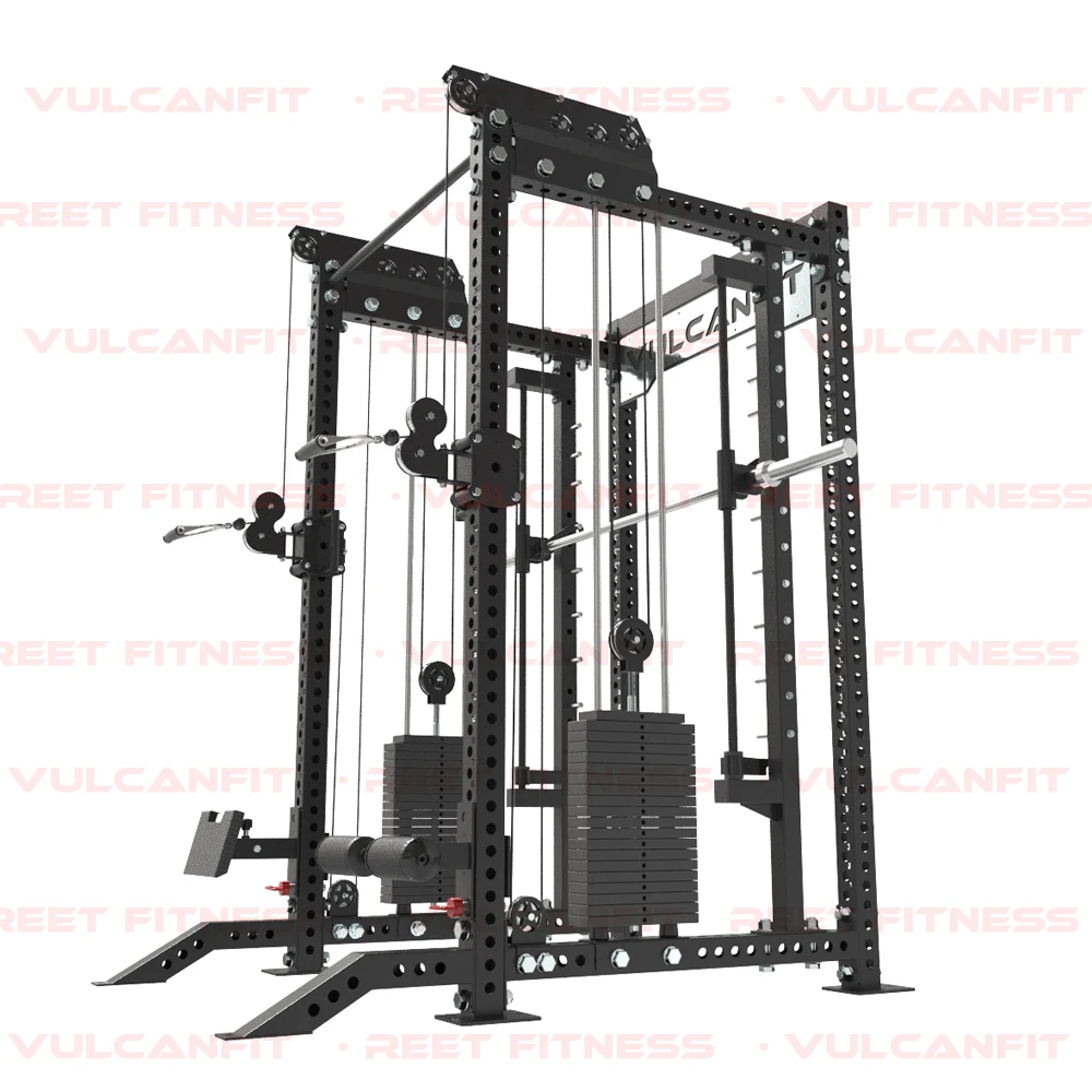 Commercial Gym Use Multi Function All In One Power Rack Cage