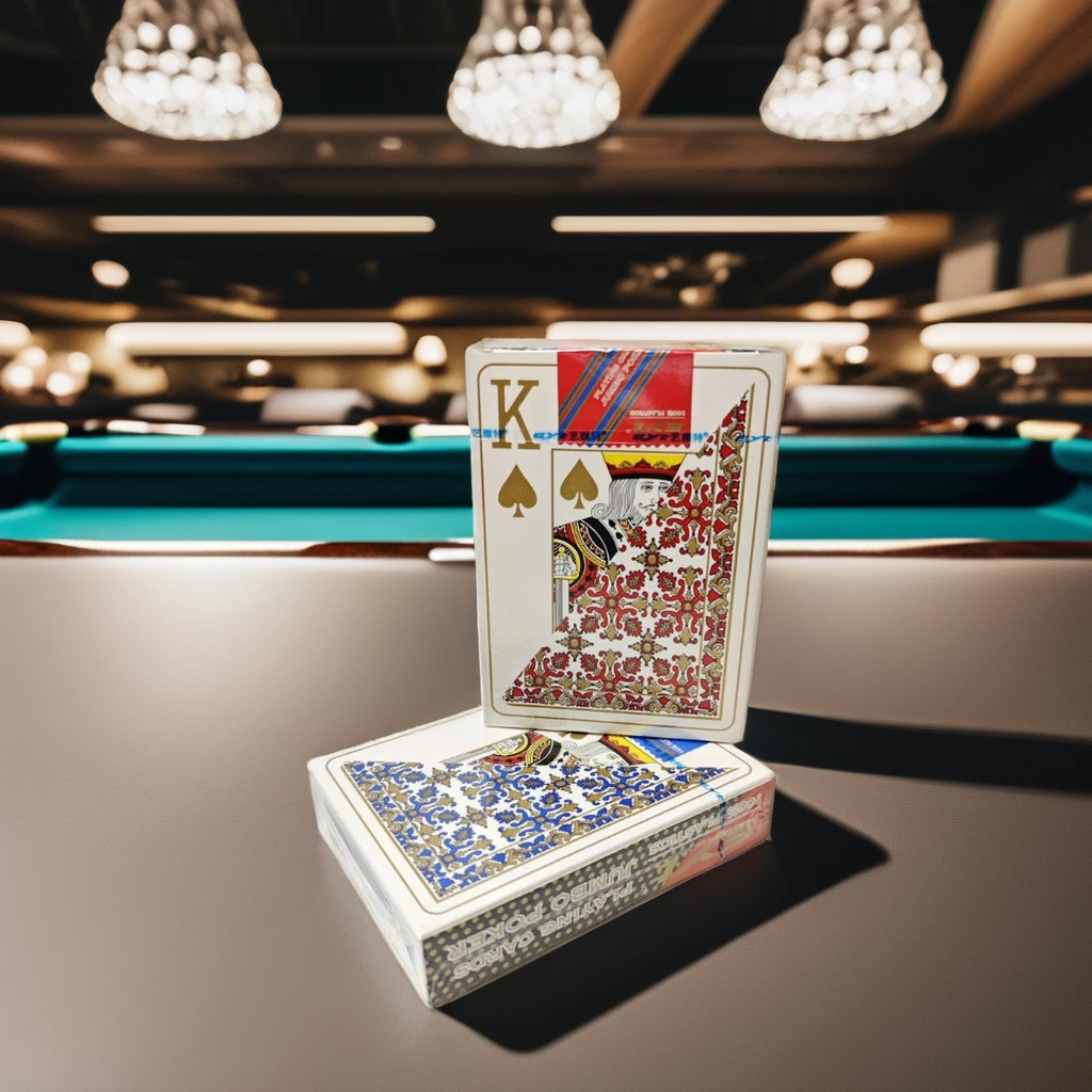 Custom-Printed Waterproof PVC Poker Playing Cards Durable Flexible Luxury Gift Box Personzed Logo for Game Use