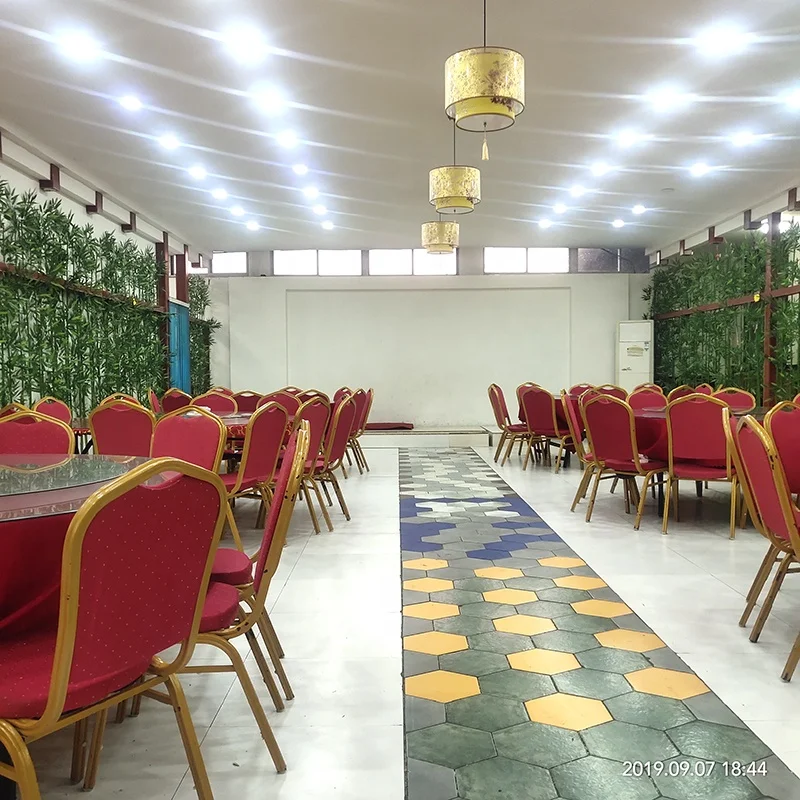 Wholesale cheap hotel Furniture metal frame steel stacking hall banquet Party Chair wedding outdoor party banquet chairs