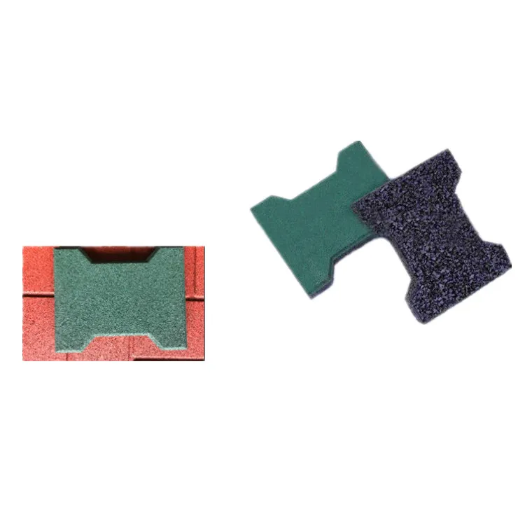 
Equine interlock Horse Barn dogbone Rubber Paver flooring Tile 