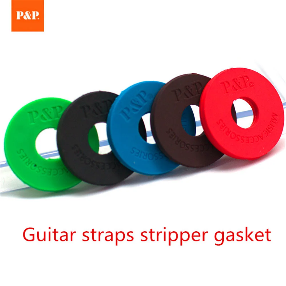 wholesales P&P high quality Guitar straps buckle guitar anti-slip gasket strap buckle strap lock buckle of acoustic guitar