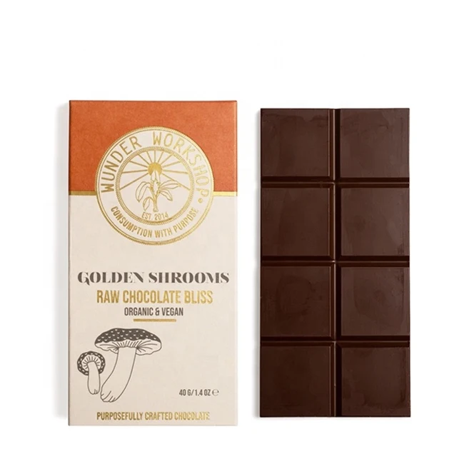 Подарочная коробка с индивидуальным дизайном Упаковочная бумажная коробка-конверт для шоколадных батончиков