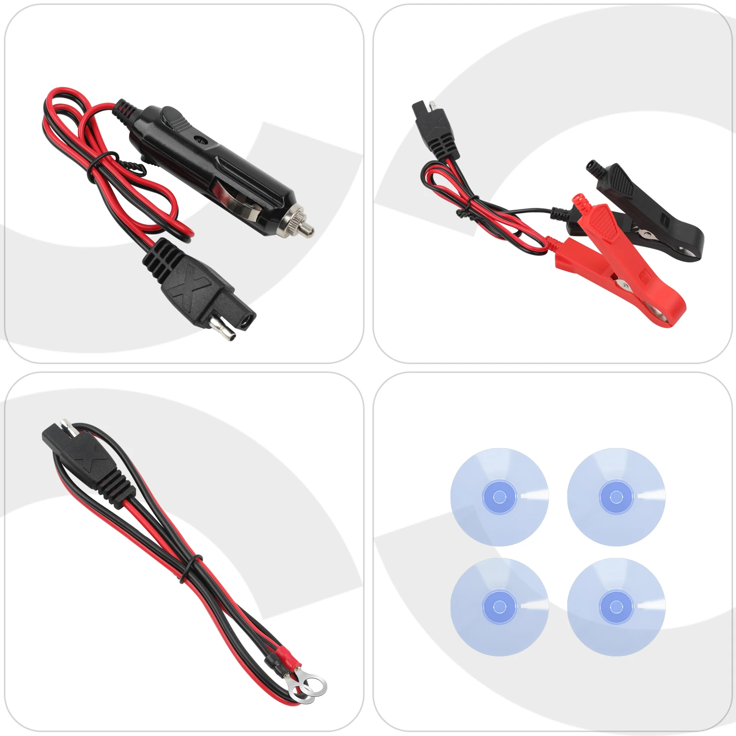 12V 9W Portable Waterproof Solar Panel Battery Trickle Charger Maintainer for Car Motorcycle Boat Marine RV Trailer