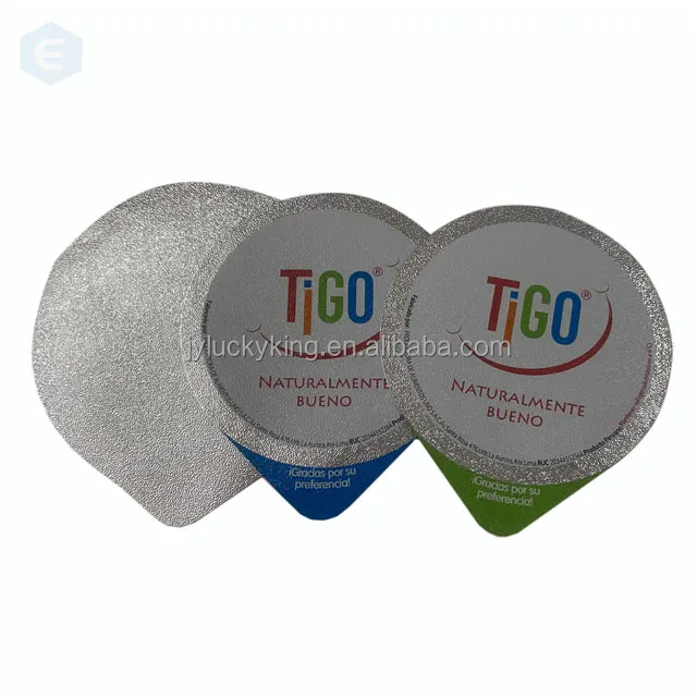 Universal lacquer aluminum foil lid heat sealing PS/PP ice cream cup