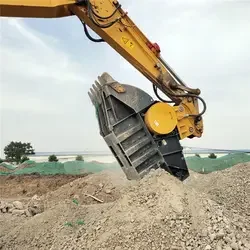 bucket 10-30 tons excavator concrete basalt crusher bucket crushing and screening Demolition Crushing Bucket