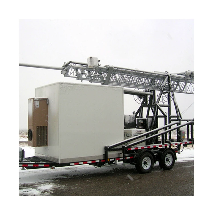 Low Cost Mounted Portable Power Charging Lights Telescopic Mast Mobile Trailer Tower