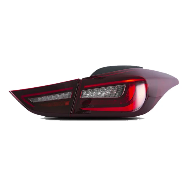 Led Taillight For Hyundai Avante 2011 To 2015 Rear Lamp Smoke Red