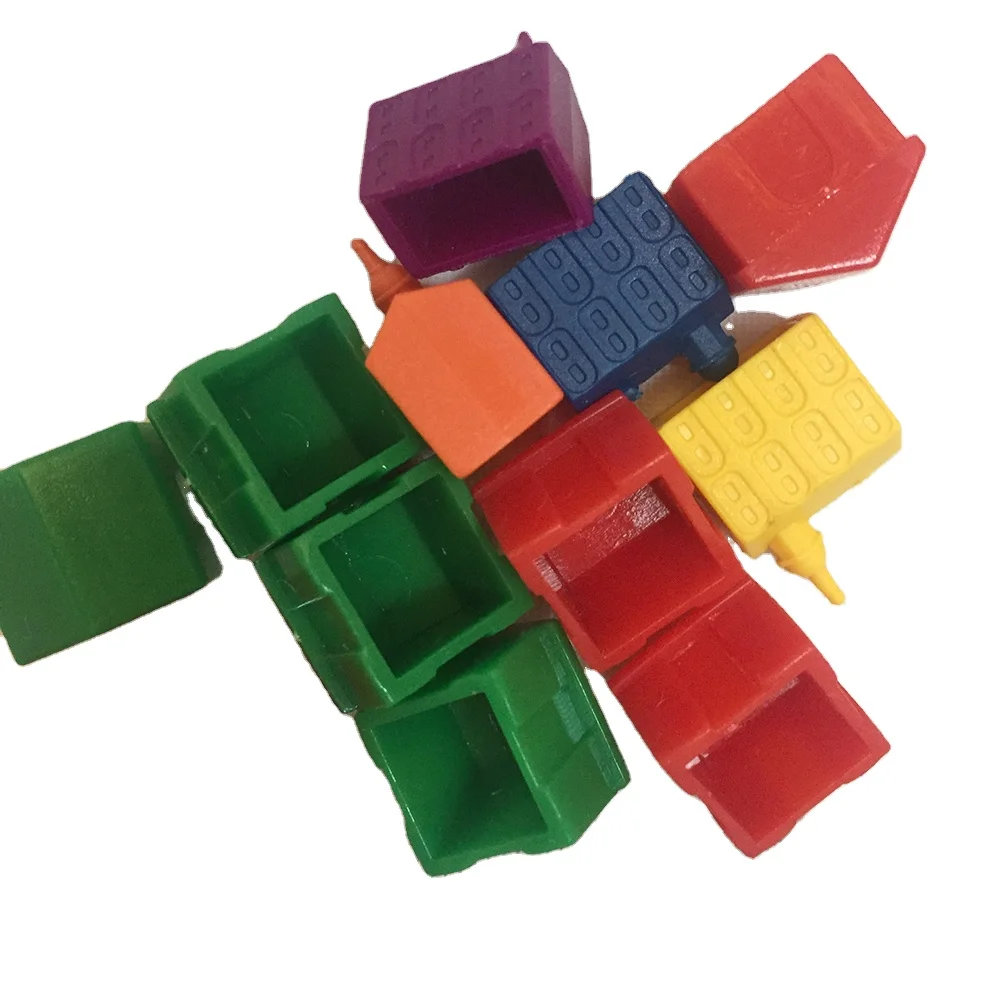 wholesale board game pieces plastic house and hotel piece
