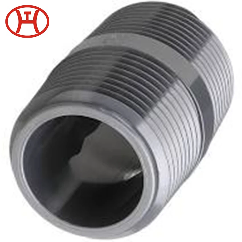ASTM A182 F347H swage nipple stainless steel swaged nipples
