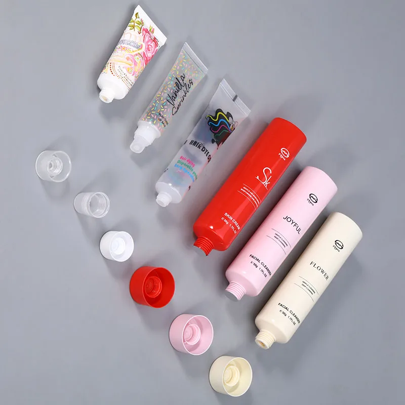 cosmetics facial cleanser hand cream travel portable scrub hose soft plastic squeeze bottles