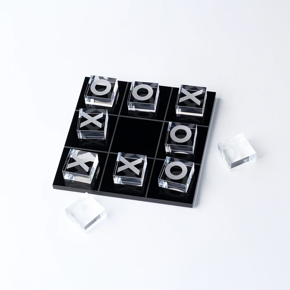 Акриловый деревянный электронный giiker xo tic tac toe
