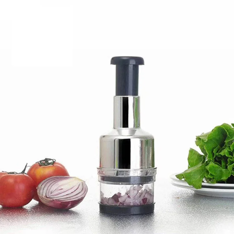 Multifunction Hand Press Food Cutter Garlic Onion Nuts Grinder Mincer Kitchen Accessories Manual Fruit Vegetable Chopper